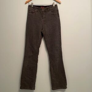 Vintage Woolrich Black/Grey Straight Leg Jeans With Stretch Sz 4